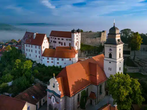 Burg Parsberg im Landkreis Neumarkt in der Oberpfalz